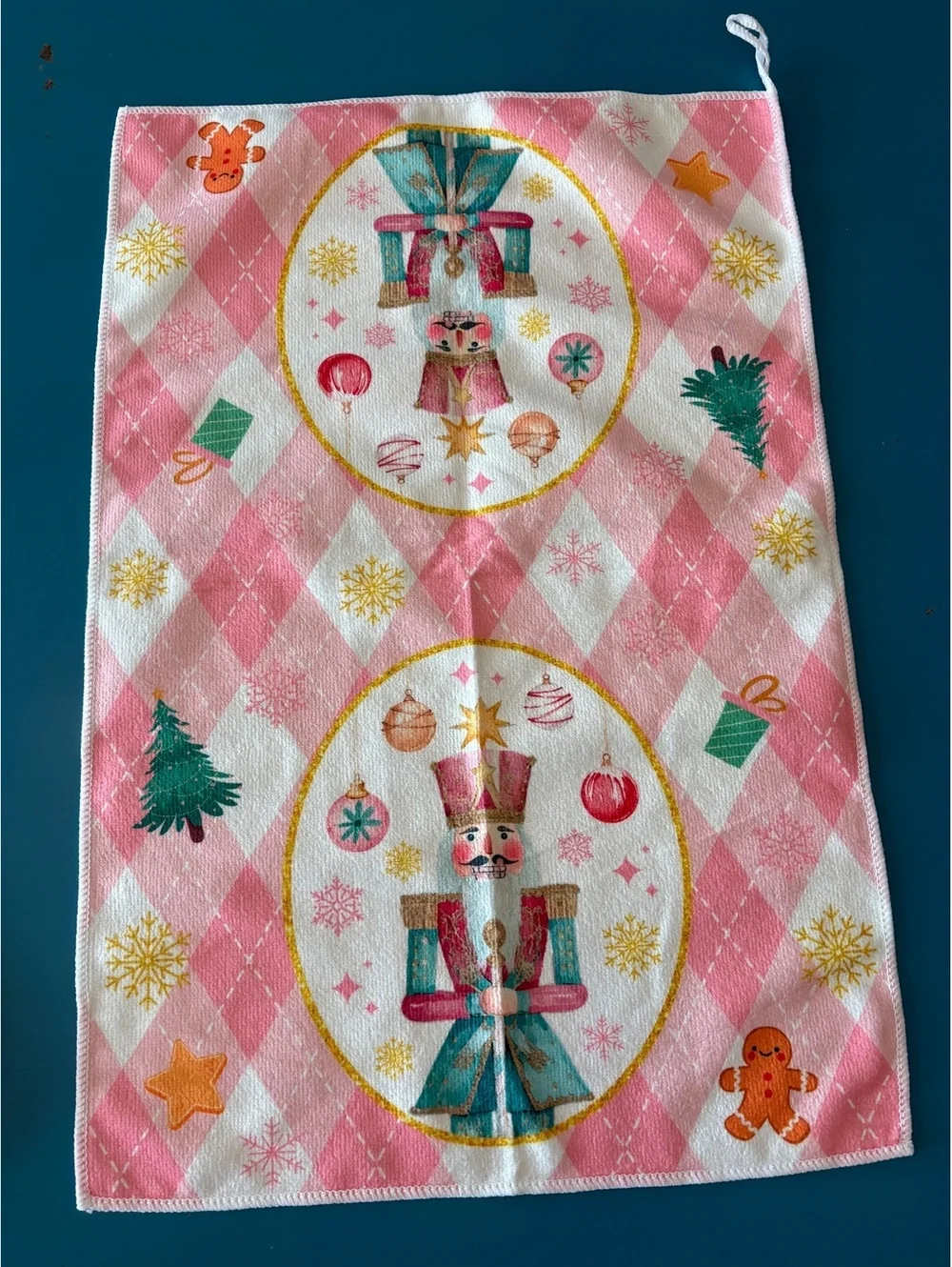 Set of 6 Christmas Nutcracker Themed Kitchen Towels, Quick-Dry Microfiber